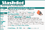 Screenshot of Slashdot's 20040827 article on Ruins in ASCII entitled `Linux on a Used Cash Register: Reloaded.' Thumbnail